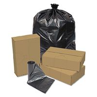 Eco Strong Can Liner Black Extra Extra Heavy Perforated 40x46-100 per case.