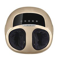 GYFYS Foot Massager, Full Wrap Massager Hot Press Air Infrared Physiotherapy Beauty Foot Massager Kneading Electric Beauty Instrument Foot Massager Home Health Care-Gold