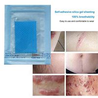 Detectorcatty Silicone Scar Treatment Sheets Scar Tape Silicone Strips Patches Silicon Gel Sheeting Scar Skin Repair 3.5X5cm