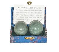 Traditional Chinese Health Exercise Stress Message Balls, Green, 1-3/4 Inches