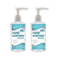 BEIGAIXLSBZ 60ML Portable Rinse-Free Hand Sanitizer Gel - Kills 99.9% Germs - Hand Soap - Hand Cleanser Travel Size (1new - 2 Pcs)