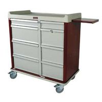 Standard Line Punch Card Medication Cart with Key Lock SL602PC