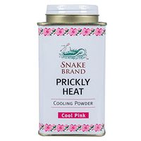 Prickly Heat Powder Snake Brand Cooling Cool Pink : 150g