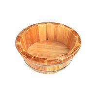 Foot Tub,Household Solid Wood Foot Bath Barrel,Fir Sauna Bucket,Wooden Barrel,for Foot Massage Spa,for Muscle Pain Fatigue,Foot Spa Wooden Tub
