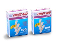 Bandage Junior Size Plastic 3/8 X 1 1/2 100/box Set of 2