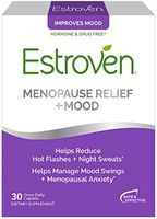 Estroven Stress Plus Mood & Memory | Menopause Relief Dietary Supplement | Safe Multi-Symptom Relief | Helps Reduce Hot Flashes & Night Sweats* | Helps Manage Daily Stress & Mood* | 30 Caplets