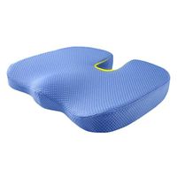 KOSHSH Orthopedic Coccyx Memory Foam Seat Cushion, Lower Back Support Office Chair Cushions for Sciatica Pain Relief Ergonomic Pad Pillow Wheelchair,Blue