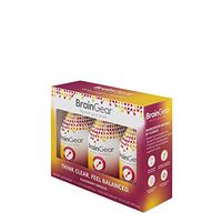 BrainGear Brain Booster Natural Nootropic Supplement | Focus, Clarity, Memory, Fog | Anxiety + Stress Relief + Mood Balance | Wellness Shot/Drink - Amino Energy - Not Pills or Caffeine Based (3-Pack)