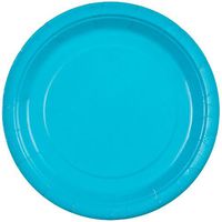 Party Dimensions 72392 20 Count Paper Plate, 9-Inch, Island Blue