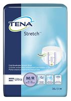 Tena Ultra Stretch Brief, Medium/Regular, 32"-52"