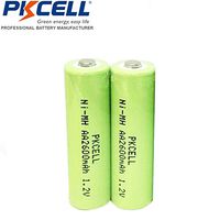 AA Size 1.2V Nimh 2600mAh High Capacity Rechargeable Batteries (2pc)
