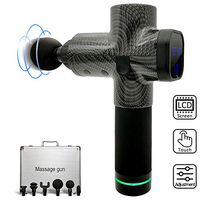 Portable-Massage-Device-Percussive-Professional,Touchpad-Handeld-Quiet-Massage-Gun,Carbon