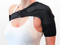 Shoulder Brace for Women and Men by DÁNIMO - Get Pain Relief and Shoulder Support for Rotator Cuff, AC Joint, Tendonitis - Shoulder Compression Sleeve with Adjustable Straps for a Great Fit