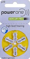 Power One Hearing Aid Battery Size 6 Pcs