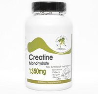 Creatine Monohydrate 1350mg // 200 Capsules // Pure // by PureControl Supplements
