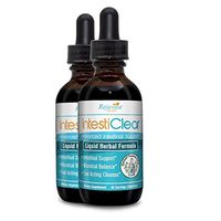 IntestiClear - Advanced Intestinal Support for Humans | All-Natural Liquid Formula for 2X Absorption | Bonus Liver Support - Wormwood, Black Walnut, Ginger & More