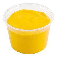 Basic Nature 4 oz Clear PLA Plastic Sauce Cup - Compostable - 2 3/4" x 2 3/4" x 2" - 100 count box - Restaurantware