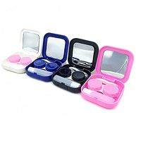 WSERE Set of 4 Portable Contact Lens Case for Men Women Girls Boys