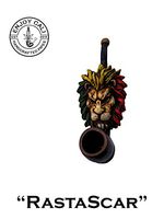 Handmade Tobacco Pipe Art Collectible Smoke functional "MiniRastaScar" Collection