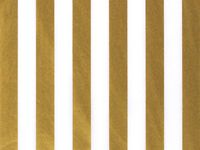 Gold Metallic Stripes Design Print Gift Grade Tissue Paper Sheets - 15" x 20" Package Amount (48)