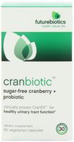 Futurebiotics CranBiotic Sugar-Free Cranberry + Probiotic, 60 Vegetarian Capsules