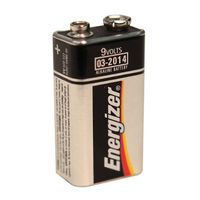 Energizer Regular Alkaline Batteries, 9 V, 4/pack