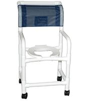 MJM International 118-3TW-SSDD Shower Chair 18 in.