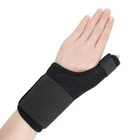 Index Finger Splint,Extension Hand Splint Medical Enhanced Thumb Fixed Sleeve Breathable Protective Wrist Cover Brace for Trigger/Mallet Finger, Rheumatoid Arthritis or Fractured Pain Relief (black2)