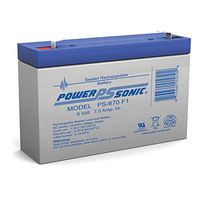 Power Sonic 6V 7Ah SLA Replacement Battery for Toyo 3FM7