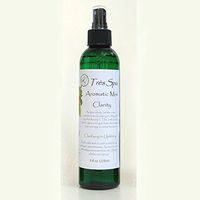 Très Spa Clarity Aromatic Mist (TRVL SZE) –Purifying & Calming - Clary Sage, Bergamot & a kiss of Carnation Essential Oils Versatile 100% Natural. Skin Safe Eco-Friendly & Alcohol Free