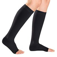 SKYFOXE Medical Compression Socks 20-30 mmHg Open Toe Knee High Length Stockings for Women Men,Firm Support Toeless Hose Treatment Swelling, Varicose Veins, Edema, Pregnancy