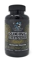 Creatine Pills - 3 Different Types of Creatine for Improved Muscle Absorption - Viking Creatine Monohydrate Pills 5000mg - 90 Tablets