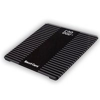 Smart Care® Glass Top LCD Display Electronic Digital Personal Bathroom Health Body Weight Weighing Scale,Weight Scale Digital for Human Body, Weight Machines for Body Weight Black - SC0181