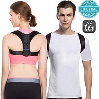 AicLuze Sports Back Posture Brace Support, Adjustable Posture Corrector for Women Men, Effective Comfortable Back Support Posture Brace for Shoulder and Back Pain Relief [Newest]