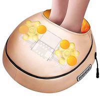 SJLHP Foot Massager with Heat Deep Kneading Electric Foot Massage Machine with Rolling and Air Compression Relieve Foot Pain,USplug