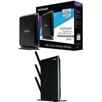 NETGEAR Nighthawk AC1900 (24x8) Wi-Fi Cable Modem Router (C7000) DOCSIS 3.0 Certified for Xfinity Comcast, Time Warner Cable, Cox, & more Bundle with NETGEAR Nighthawk AC1900 Desktop WiFi Range Extender (EX7000-100NAS)