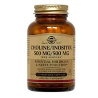 Choline/Inositol 250/250mg 100 Vcaps 3-Pack