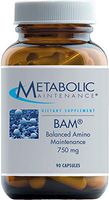 Metabolic Maintenance BAM Balanced Amino Maintenance - Amino Acid Complex for Energy + Brain Support (90 Capsules)