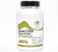 Green Coffee Bean Standardized Extract 400mg 60% Polyphenols 60% Chlorogenic Acid ~ 180 Capsules - No Additives ~ Naturetition Supplements