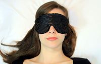 Candi Andi Sleep Eye Mask Pillow | Flax Seed Fill | Unscented | Black Magic | TEMF-BM