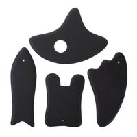 ieasysexy 4pcs Traditional Gua Sha Board Skin Scraping Board Beauty Product Massage Tools Scraping Tools Set Kit for SPA Acupuncture therapy trigger point treatment