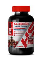 Natural Workout Supplements for Men - Blood Pressure Supplements Heart - N.O. Nitric Oxide Muscle Booster Premium Complex - Nitric Oxide with l-arginine - 1 Bottle 90 Capsules