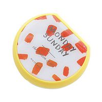Stylish Contact Lens Case Portable Contact Lenses Containers with Mirror Orange