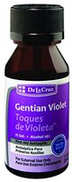 De La Cruz 1% Gentian Violet First Aid Antiseptic Liquid, Made in USA 1 FL. OZ. (12 Bottles)