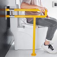 2 Size Bathroom Toilet Handrail Stainless Steel Barrier-Free Elderly Pregnant Handle Bathroom Safety Non-Slip Handle (Color : 70cm)