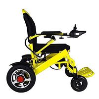 Electric Wheelchair, Fold & Travel Lightweight Motorized Electric Power Wheelchair Scooter, Aviation Travel Safe Electric Wheelchair Only Heavy Duty Power Wheel Chair (17 INCHES SEAT Width)
