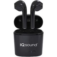 Supersonic IQ135TWSBK Sound True Wireless Earbuds (Black), in Ear
