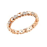 Peigen Women Rings Fashion Valentine Love Heart Diamond Ring Engagement Wedding Band Jewelry Promise