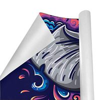 Gift Wrapping Paper Roll Tribal Animal Elepahnt for Birthday,Holiday,Wedding,Baby Shower Gift Wrap - 3Rolls - 58inch x 23inch Per Roll