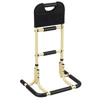 PCP Easy Riser Bed Rail Assist bar Handle for Seniors, Standing with Storage Pouch, Wide Base